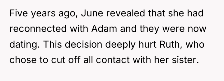 Five years ago, June revealed that she had reconnected with...