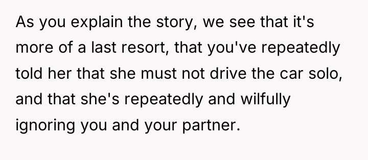 As you explain the story, we see that it's more...