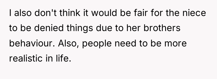I also don't think it would be fair for the...