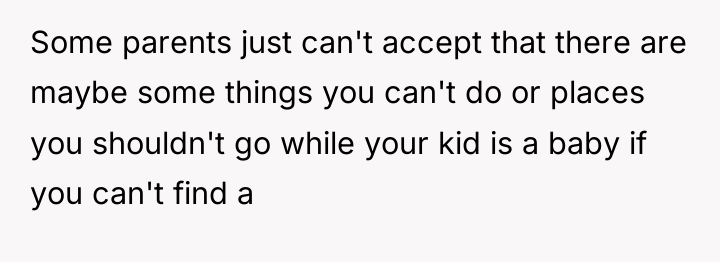 Some parents just can't accept that there are maybe some...