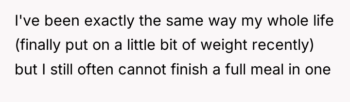 I've been exactly the same way my whole life (finally...