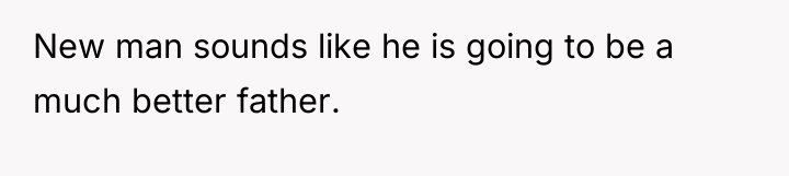 New man sounds like he is going to be a...