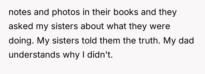notes and photos in their books and they asked my...