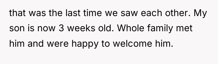that was the last time we saw each other. My...