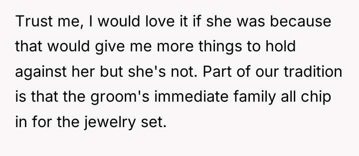 Trust me, I would love it if she was because...