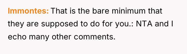 lmmontes That is the bare minimum that they are supposed...