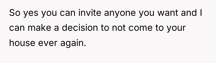 So yes you can invite anyone you want and I...