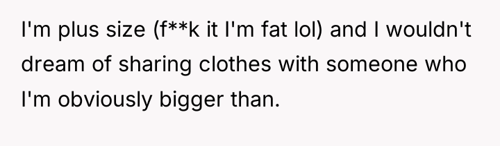 I'm plus size (f**k it I'm fat lol) and I...