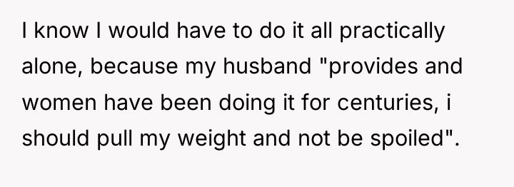 I know I would have to do it all practically...
