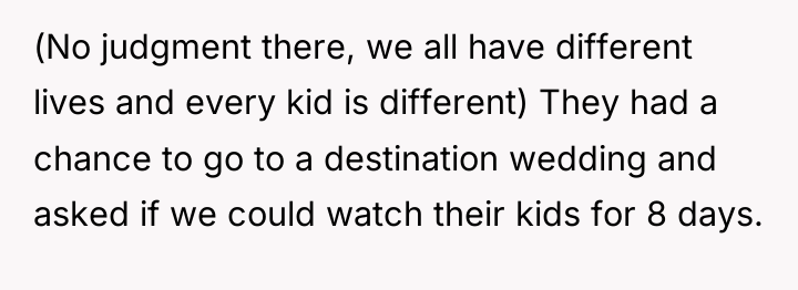(No judgment there, we all have different lives and every...