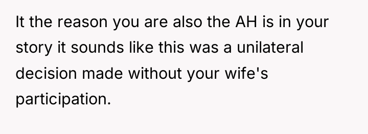 It the reason you are also the AH is in...