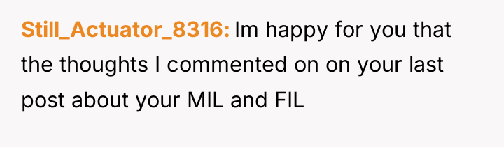 Still_Actuator_8316 Im happy for you that the thoughts I commented...