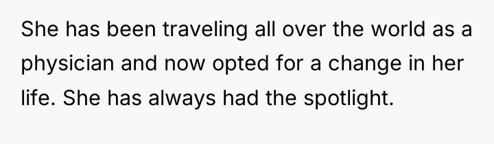 She has been traveling all over the world as a...