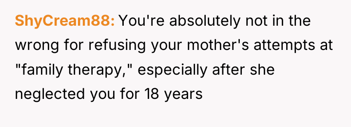 ShyCream88 You're absolutely not in the wrong for refusing your...