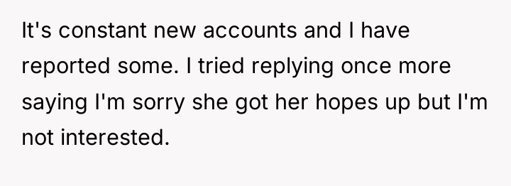 It's constant new accounts and I have reported some. I...