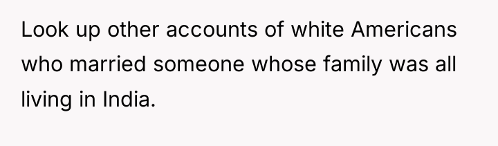Look up other accounts of white Americans who married someone...