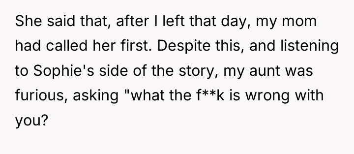 She said that, after I left that day, my mom...