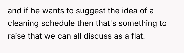 and if he wants to suggest the idea of a...