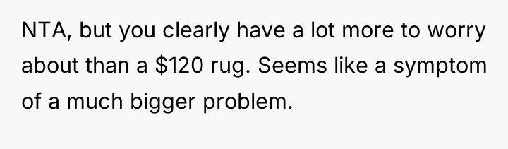 NTA, but you clearly have a lot more to worry...