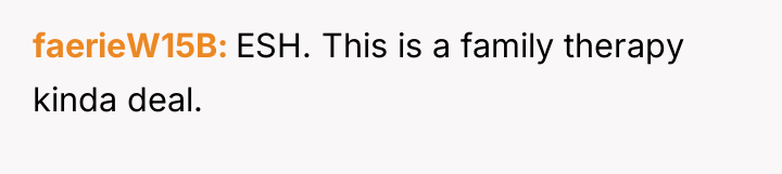 faerieW15B ESH. This is a family therapy kinda deal.