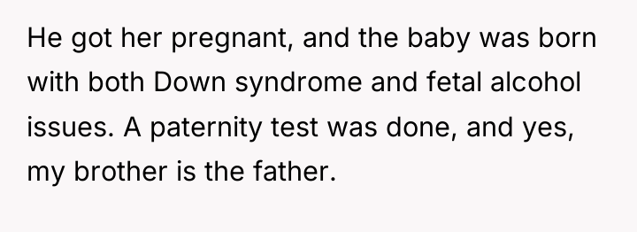 He got her pregnant, and the baby was born with...