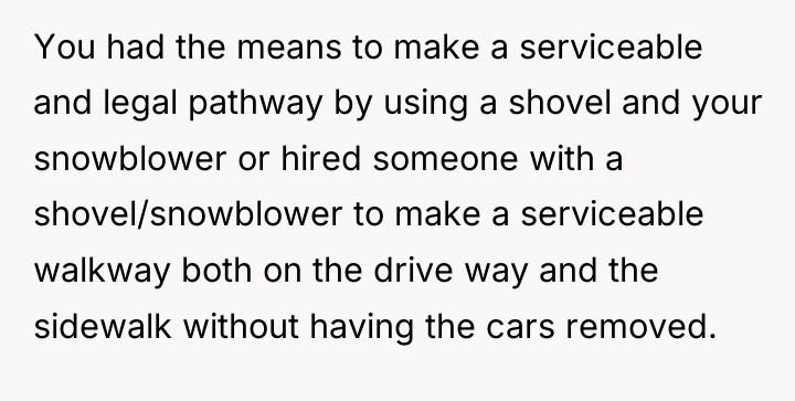 You had the means to make a serviceable and legal...