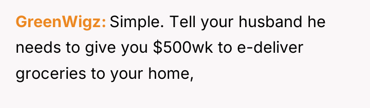 GreenWigz Simple. Tell your husband he needs to give you...