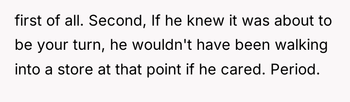 first of all. Second, If he knew it was about...