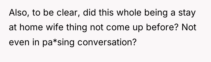 Also, to be clear, did this whole being a stay...