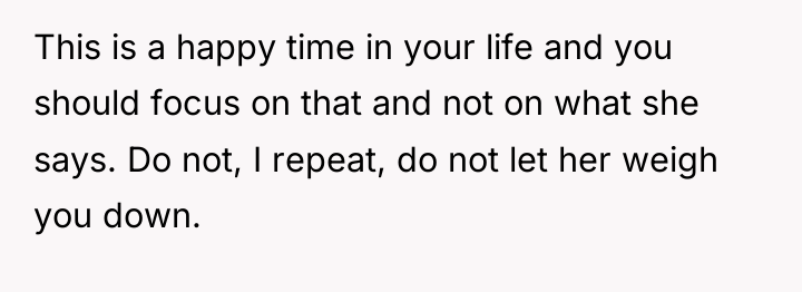 This is a happy time in your life and you...