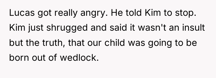 Lucas got really angry. He told Kim to stop. Kim...
