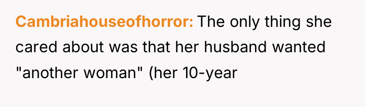 Cambriahouseofhorror The only thing she cared about was that her...