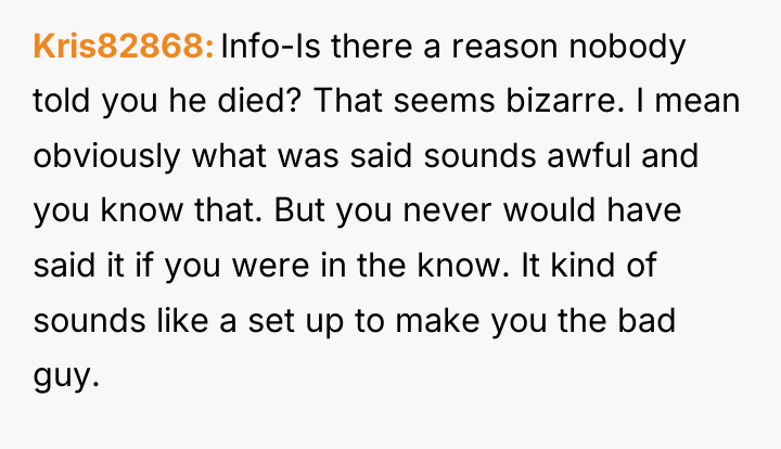 Kris82868 Info-Is there a reason nobody told you he died?...
