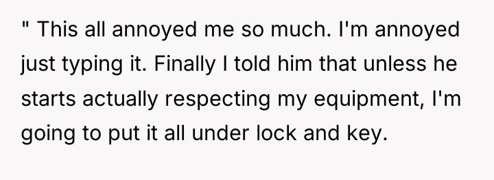 " This all annoyed me so much. I'm annoyed just...