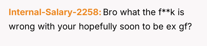 Internal-Salary-2258 Bro what the f**k is wrong with your hopefully...