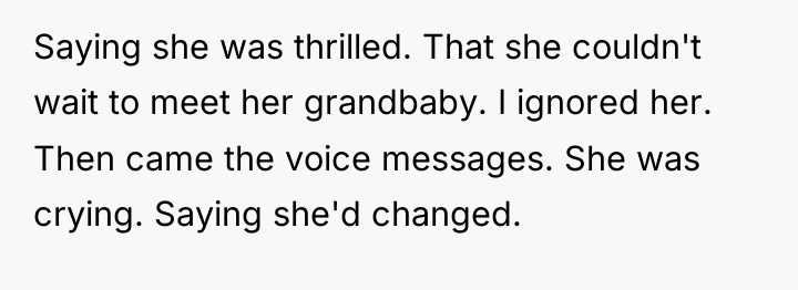 Saying she was thrilled. That she couldn't wait to meet...