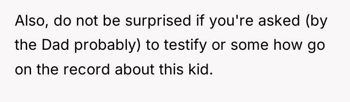 Also, do not be surprised if you're asked (by the...