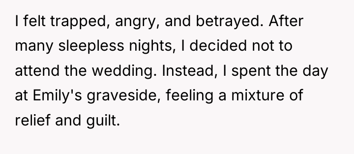 I felt trapped, angry, and betrayed. After many sleepless nights,...