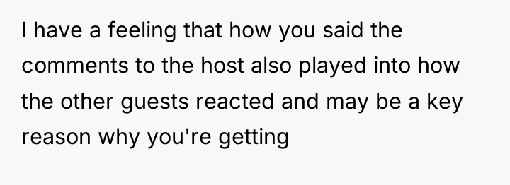 I have a feeling that how you said the comments...