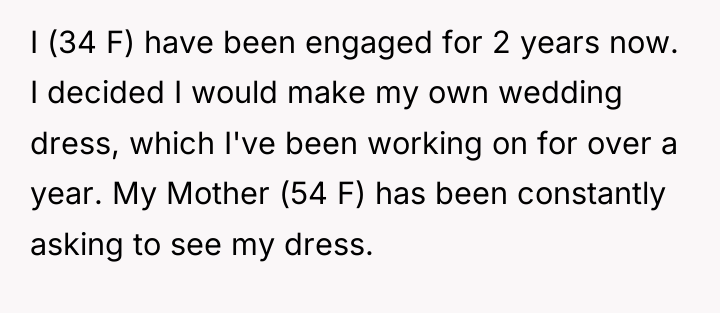 I (34 F) have been engaged for 2 years now....
