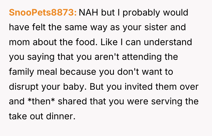 SnooPets8873 NAH but I probably would have felt the same...