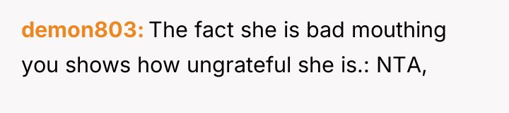 demon803 The fact she is bad mouthing you shows how...