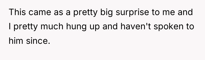 This came as a pretty big surprise to me and...