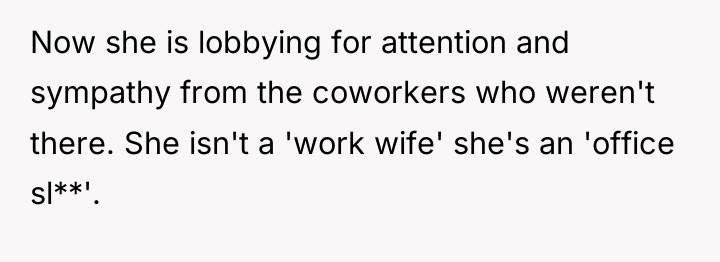 Now she is lobbying for attention and sympathy from the...