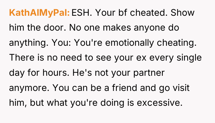 KathAlMyPal ESH. Your bf cheated. Show him the door. No...