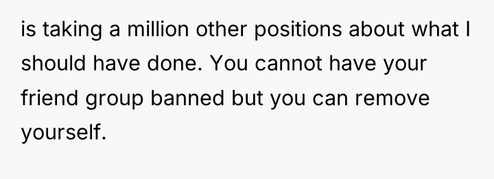 is taking a million other positions about what I should...
