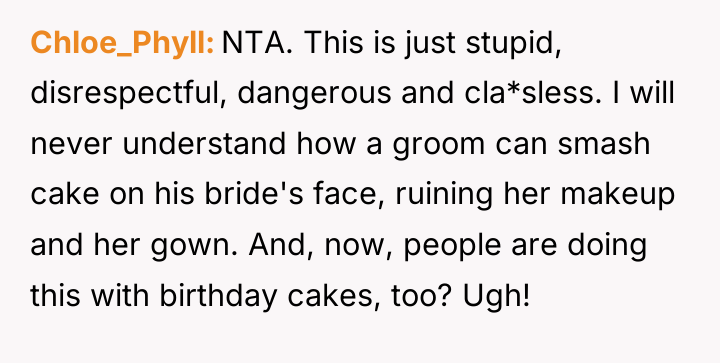 Chloe_Phyll NTA. This is just stupid, disrespectful, dangerous and cla*sless....