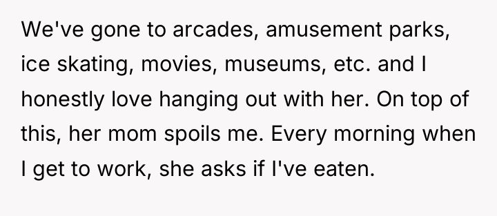 We've gone to arcades, amusement parks, ice skating, movies, museums,...