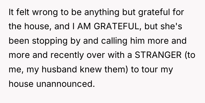 It felt wrong to be anything but grateful for the...