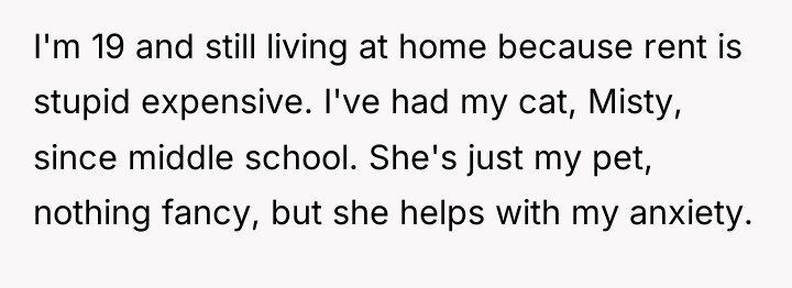 I'm 19 and still living at home because rent is...